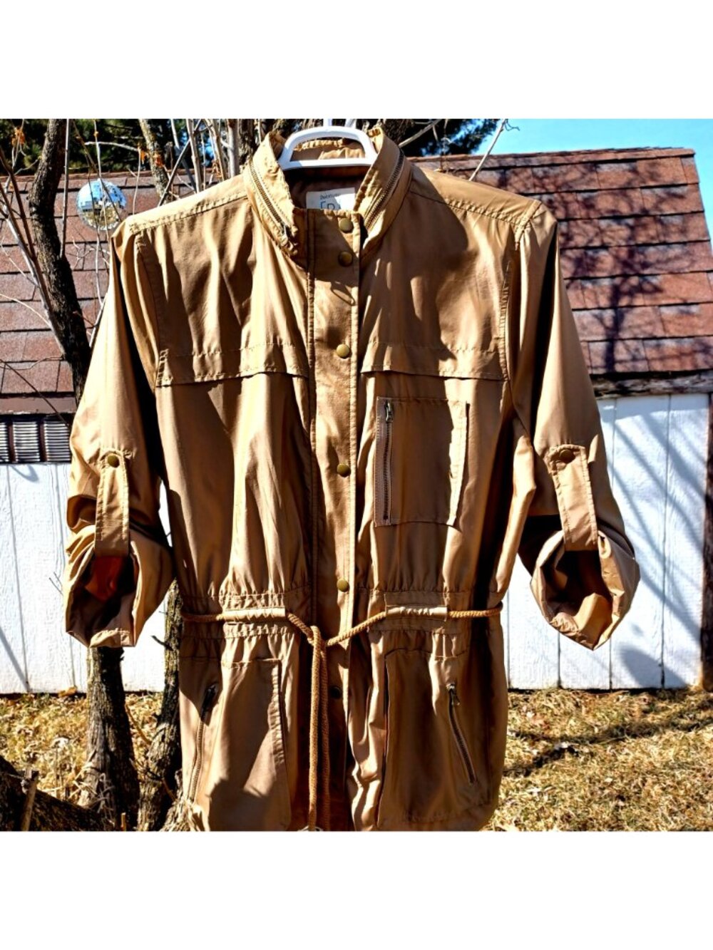 Safari Utility Outdoor Wind Jacket Gorpcore Lightweight Relativity Women Size 2X